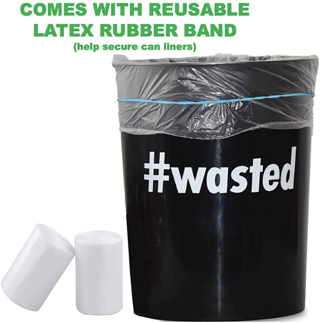 4 Gallon Trash Bags Small Bathroom Garbage Bags Clear Plastic Wastebasket Trash Can Liners for Home and Office Bins, 200 Count
