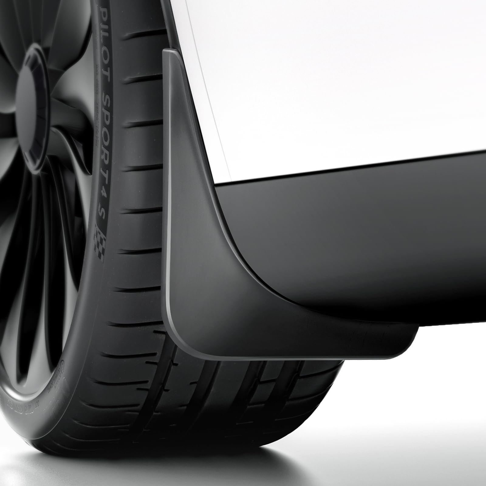 REEVAA 2026 Tesla New Model Y Juniper Accessories - Mud Flaps [Protect Paint, No Drilling Required] All-Weather Splash Guard Body Kits for Model Y Juniper 2025-2026, Black (Set of 4)