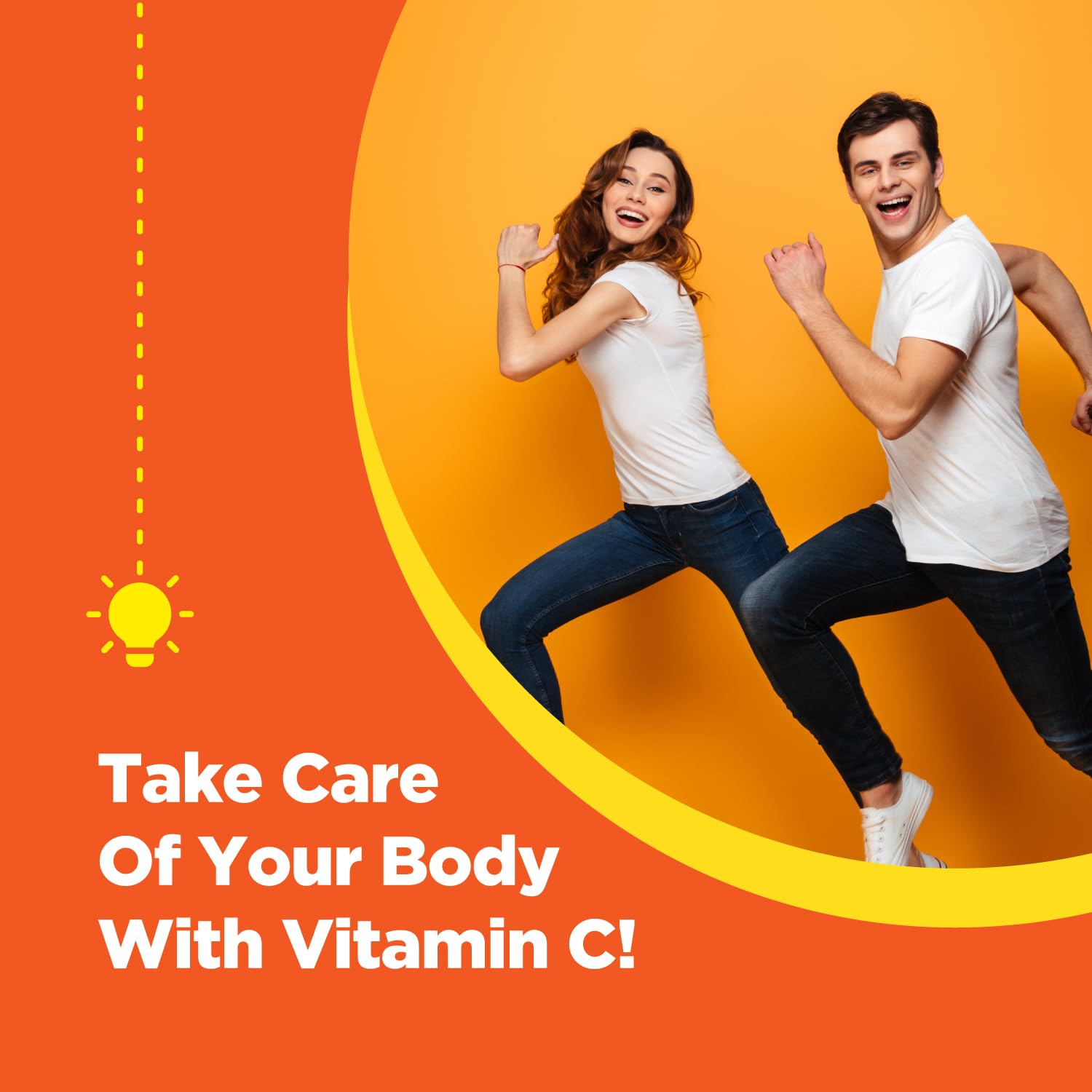 Natural Vitamin C Gummies for Adults - High Potency Vitamin C Immune Support Gummies - Ascorbic Acid Chewable Vitamin C Gummies Immune Booster for Adults with Powerful Brain Vitamins Supplements