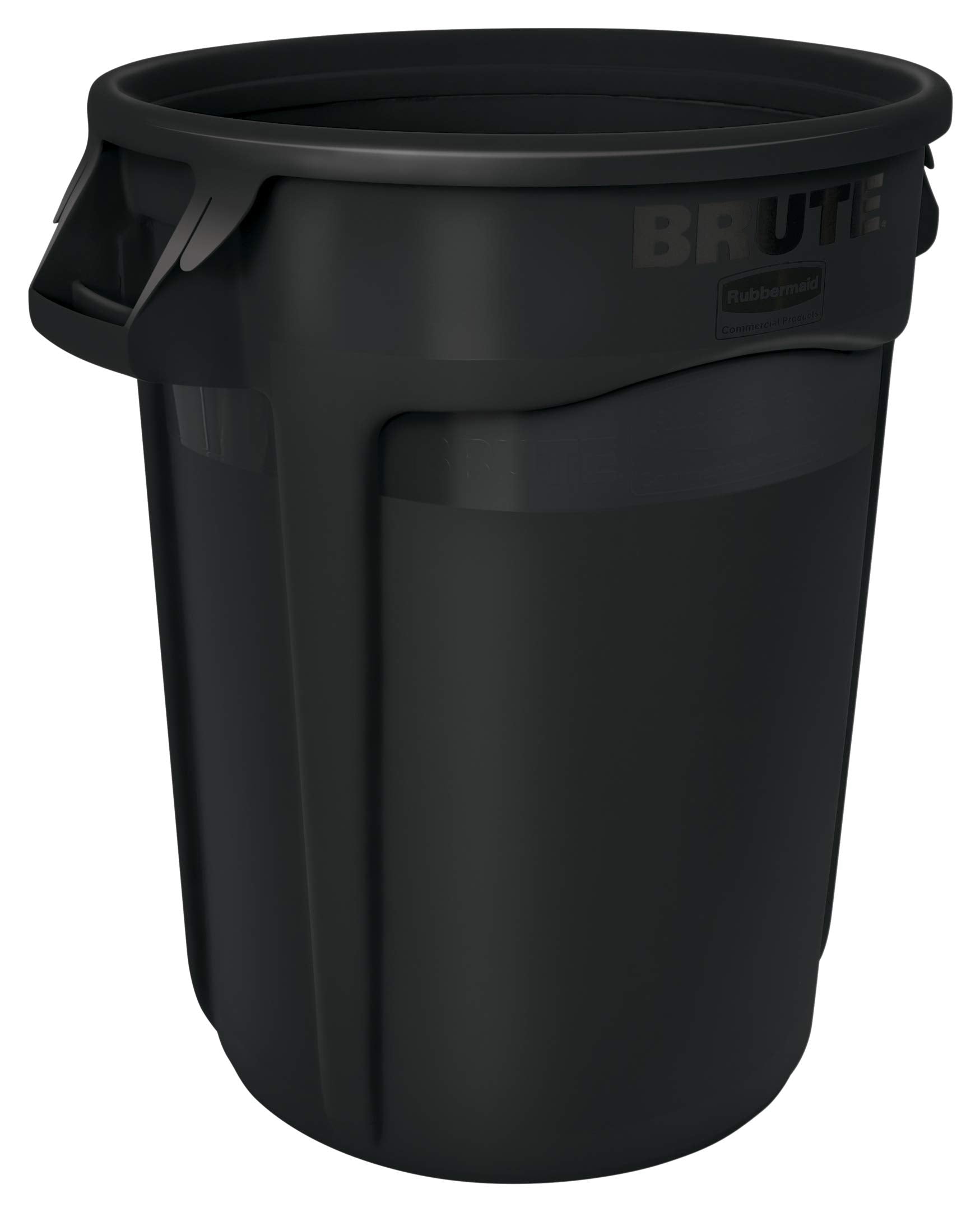 Rubbermaid 1867531EA Brute Round Containers, 32 gallon, Black