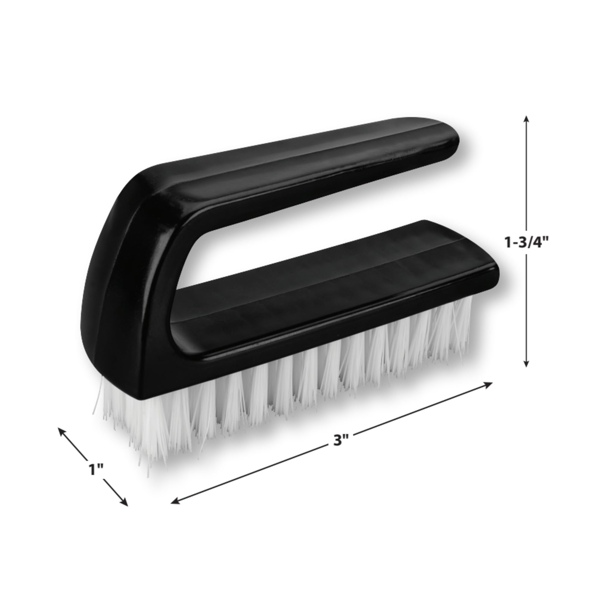 Performance Tool W3229 Handle Grip Finger Nail Brush for Men or Women