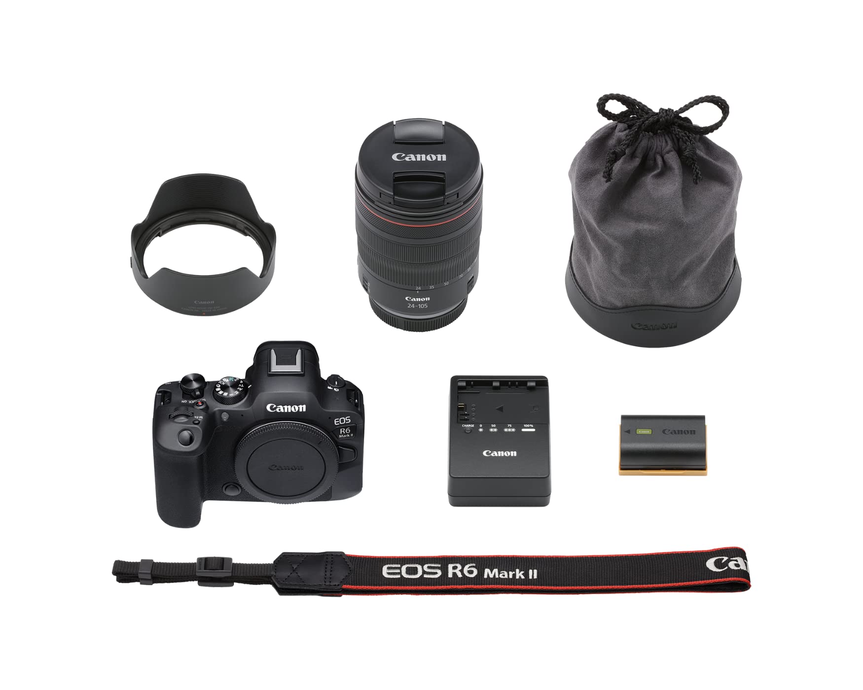 Canon EOS R6 Mark II Camera with RF24-105mm F4 L is USM Kit (Renewed)
