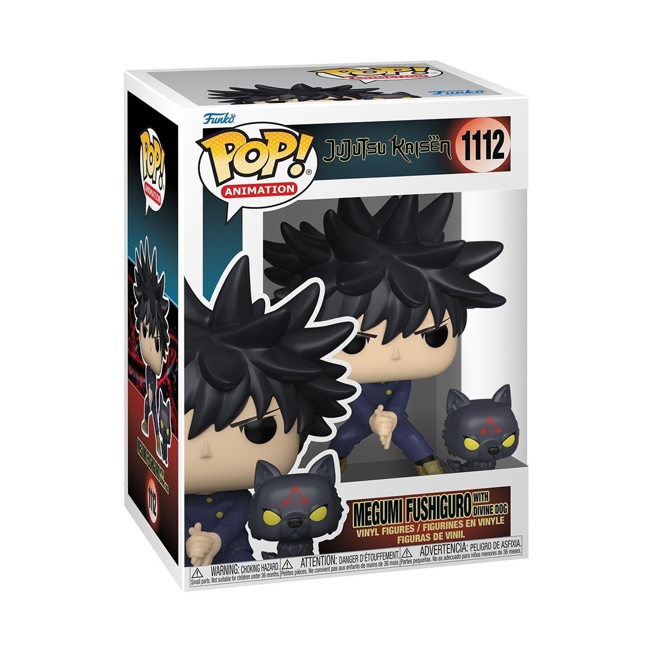 Funko Pop & Buddy: Jujutsu Kaisen - Megumi Fushiguro with Dogs - Collectable Vinyl Figure - Gift Idea - Official Merchandise - Toys for Kids & Adults - Anime Fans - Model Figure for Collectors