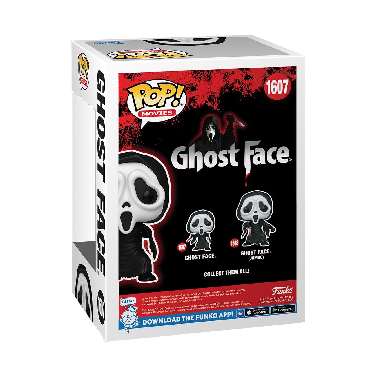 Funko POP! Movies: Ghostface - Ghostface - Collectable Vinyl Figure - Gift Idea - Official Merchandise - for Kids & Adults - Horror Fans - Model Figure for Collectors and Display