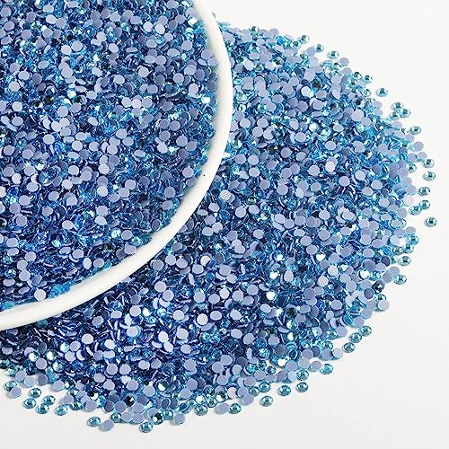 Beadsland Hotfix Rhinestones Bulk, 14400pcs Hyacinth Hot Fix Rhinestones for Crafts Clothes DIY Decoration, Hyacinth/Orange, SS6, 1.9-2.1mm