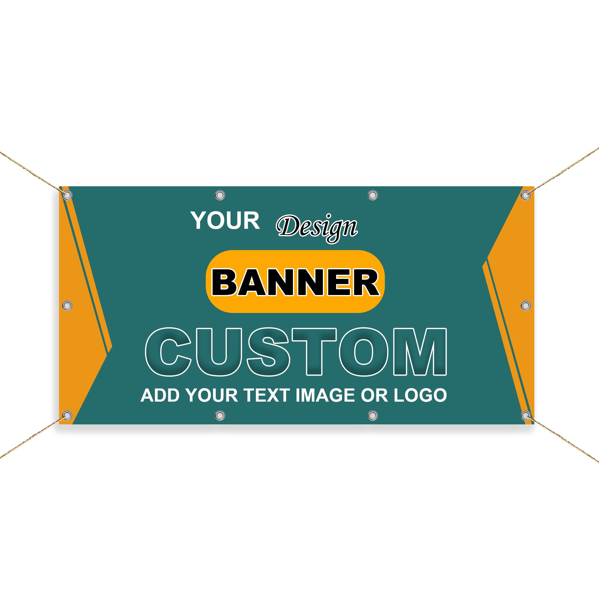 Personalized Custom Canvas Banner Printing Indoor or Outdoor use Printed Business Event Birthday Party Large Customized Banner for Party Decoration