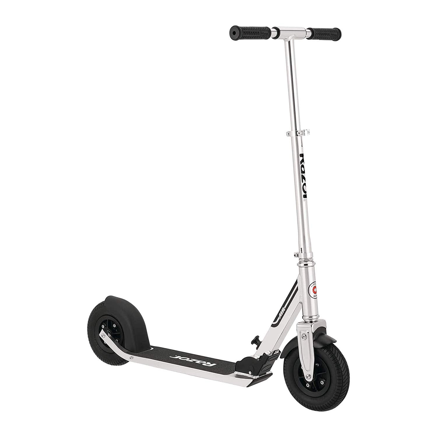 Razor A5 Air Kick Scooter for Kids Ages 8+ - Extra-Long Deck, 8" Pneumatic Rubber Wheels, Foldable, Anti-Rattle Handlebars, For Riders up to 220 lbs