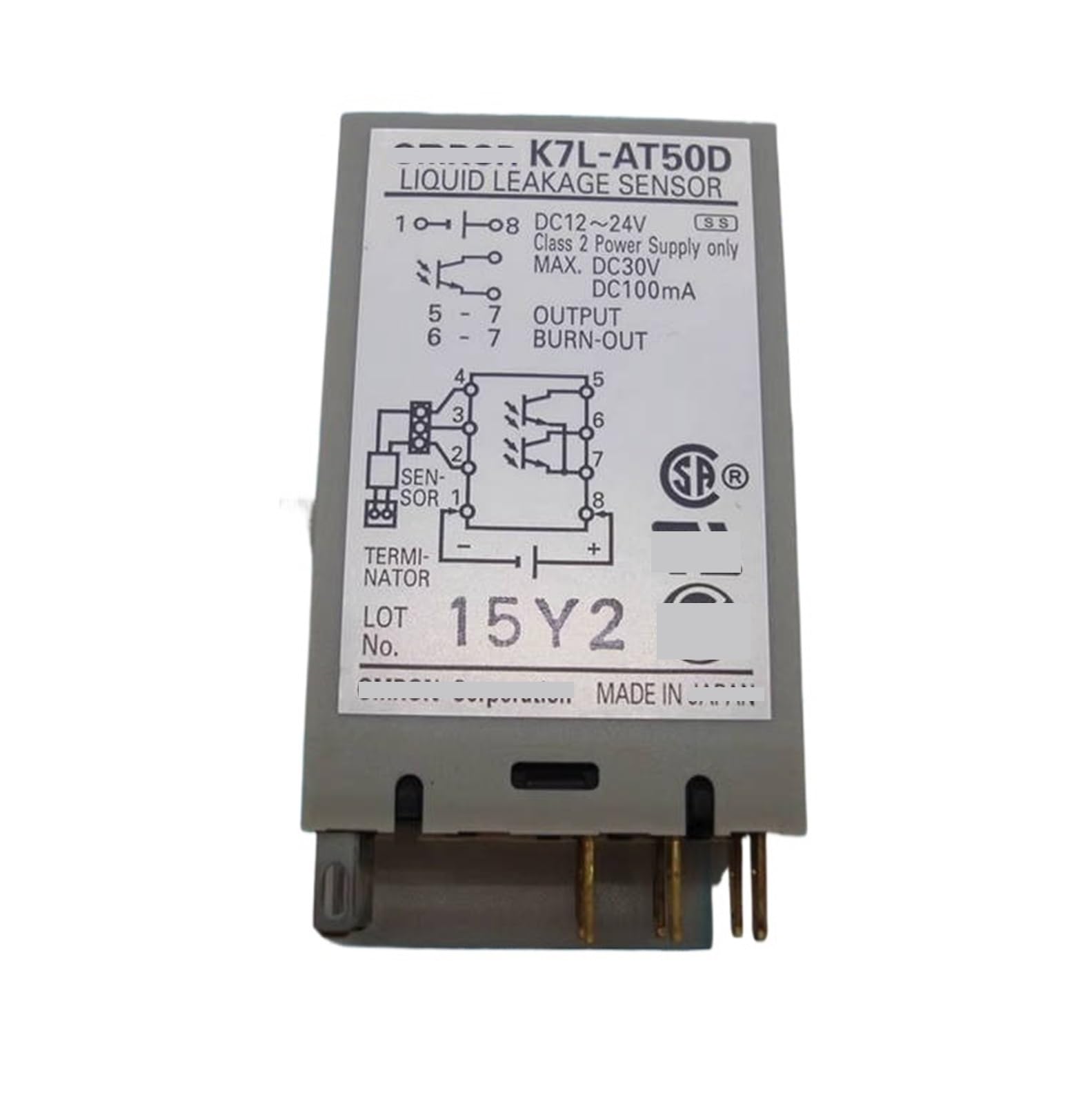 K7L-AT50D Liquid Leakage Sensor Leak Detect Sensor DC12-24V K7L AT50 AT50D