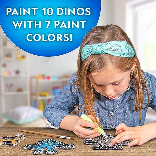 NATIONAL GEOGRAPHIC Kids Stained Glass Kit - Glow in the Dark Dinosaur Toys, Kids Arts and Crafts Set, Window Sun Catchers, Kids Activities, Kids Crafts Ages 4-8, Window Art Craft Kit, Suncatcher Kit