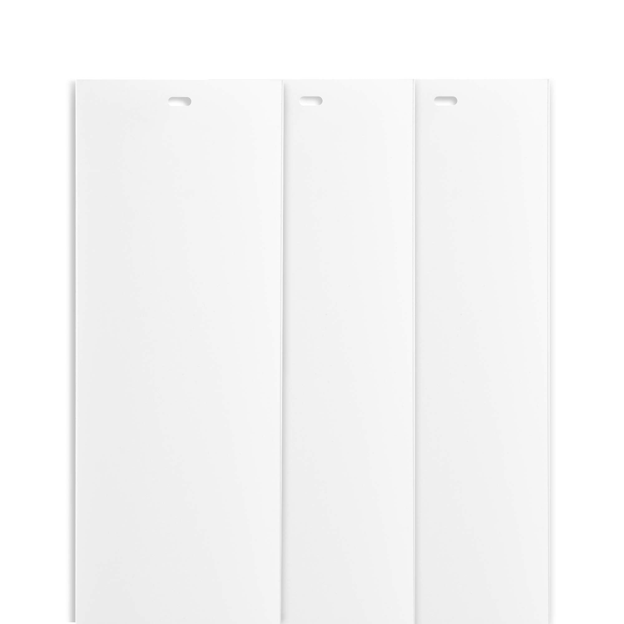 DALIX 82.5" White Vertical Replacement Blinds Slats Sliding Door Window (3 Pack)