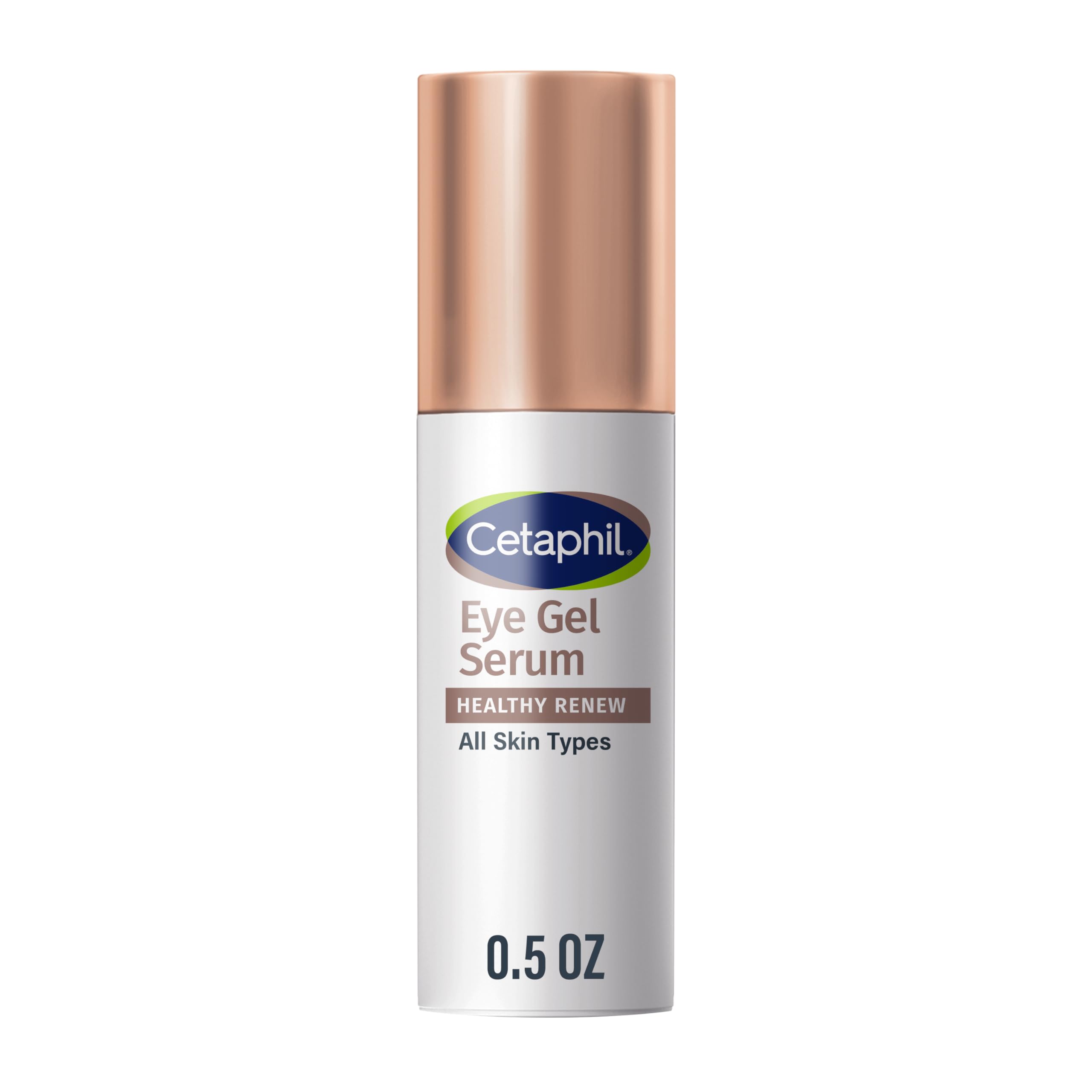 Cetaphil Healthy Renew Hydrating Eye Gel Serum 0.5 Oz, 24Hr Under Eye Cream for Anti Aging, Reduces the Appearance of Dark Circles and Wrinkles, Retinol Alternative Peptide Serum, For Sensitive Skin