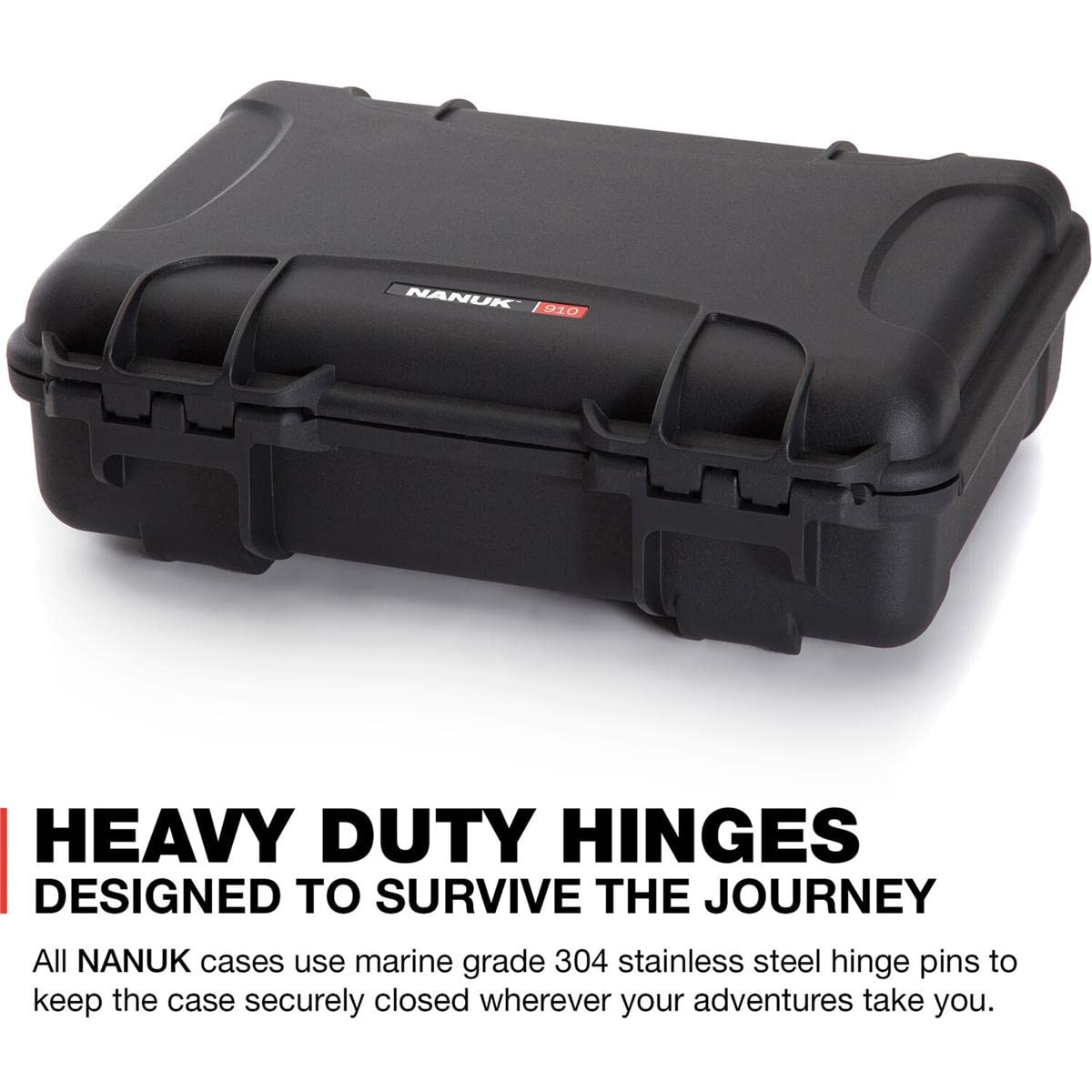 Nanuk 910 Waterproof Hard Case with Foam Insert for DJI Mini SE Fly More Kit - Black (910-MAVMSE1)