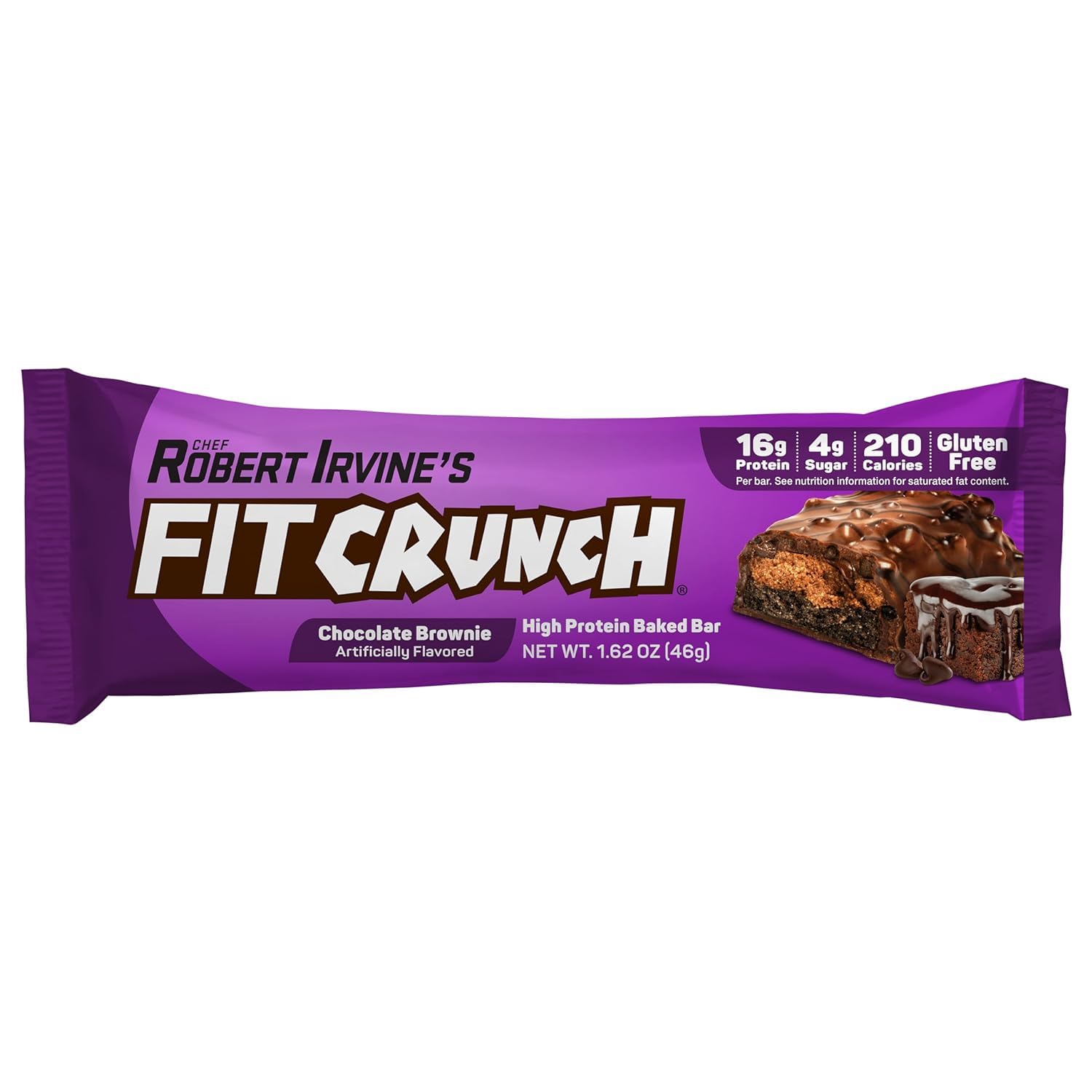 FITCRUNCH Snack Size Protein Bars, 6-Layer Baked Bar, 3g of Sugar, Gluten Free & Soft Cake Core (9 Bars, Flavor Lovers)