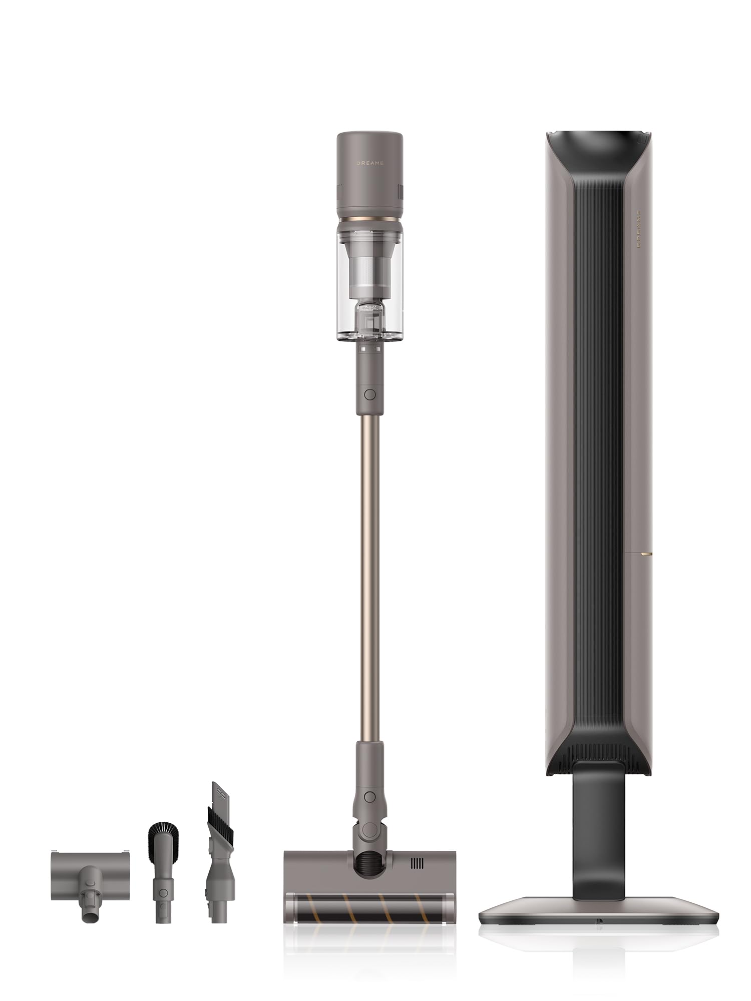 dreame Z10 Station Cordless Vacuum Cleaner with 2.5L Auto Dust Base, Smart Stick Vacuum Cleaner, Powerful Floor Cleaning for Carpet, Hardwood, Tile & Pet Hair, Lightweight