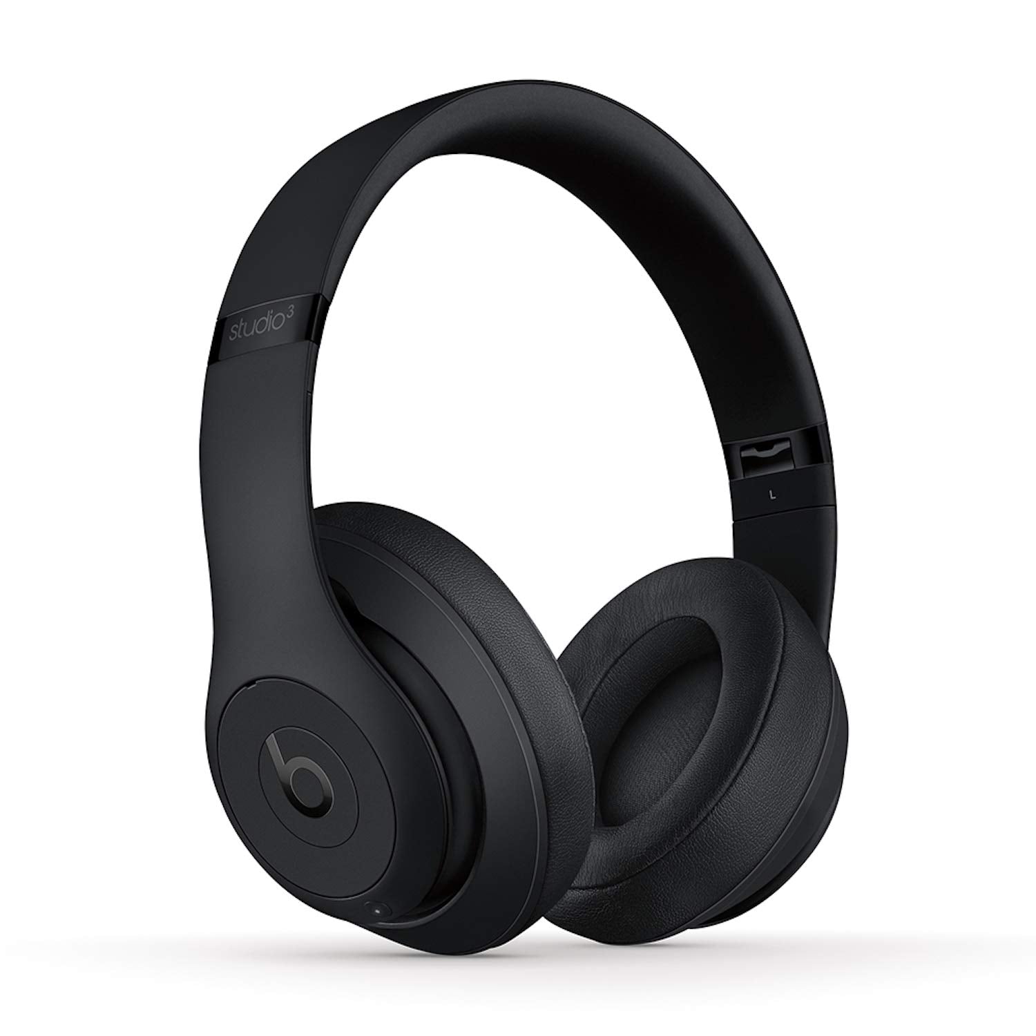 Beats Studio3 Wireless Noise Cancelling Over-Ear Headphones - Apple W1 Headphone Chip, Class 1 Bluetooth, Active Noise Cancelling, 22 Hours of Listening Time - Matte Black (Previous Model)