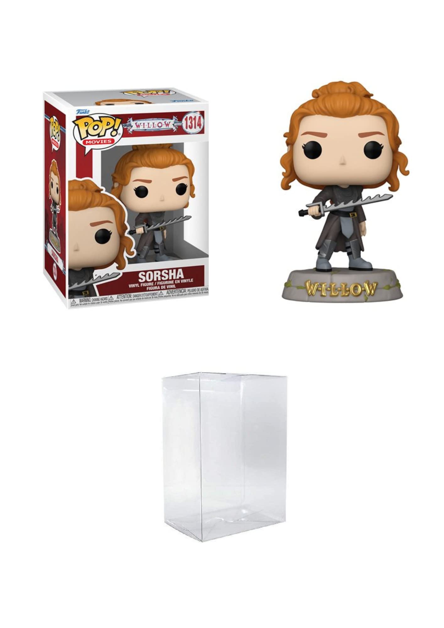 Funko Pop! Willow - Sorsha Vinyl Figure Bundled with a Byron's Attic Pop Protector