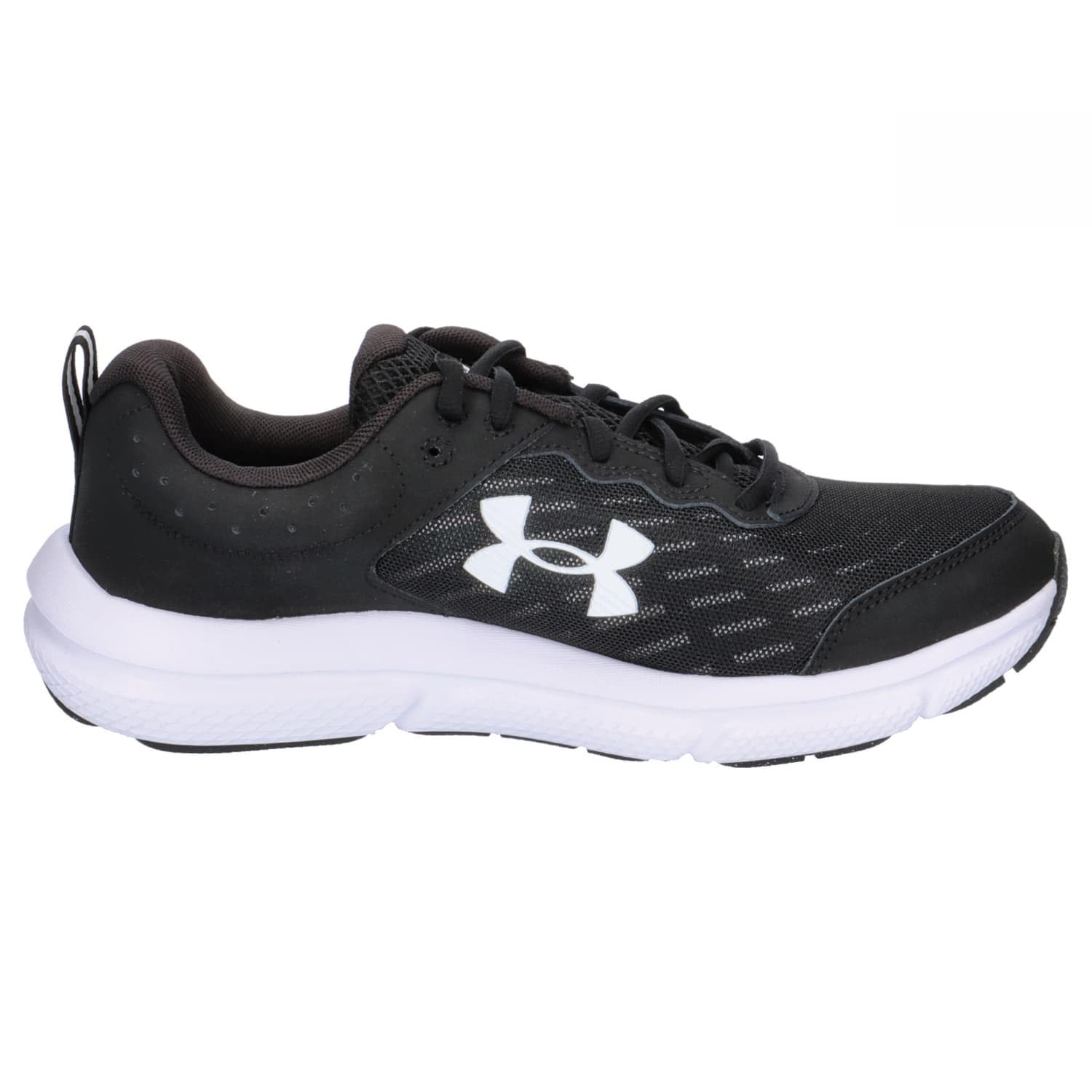 Under Armour Men's Charged Assert 10, (001) Black/Black/White, 10.5, US