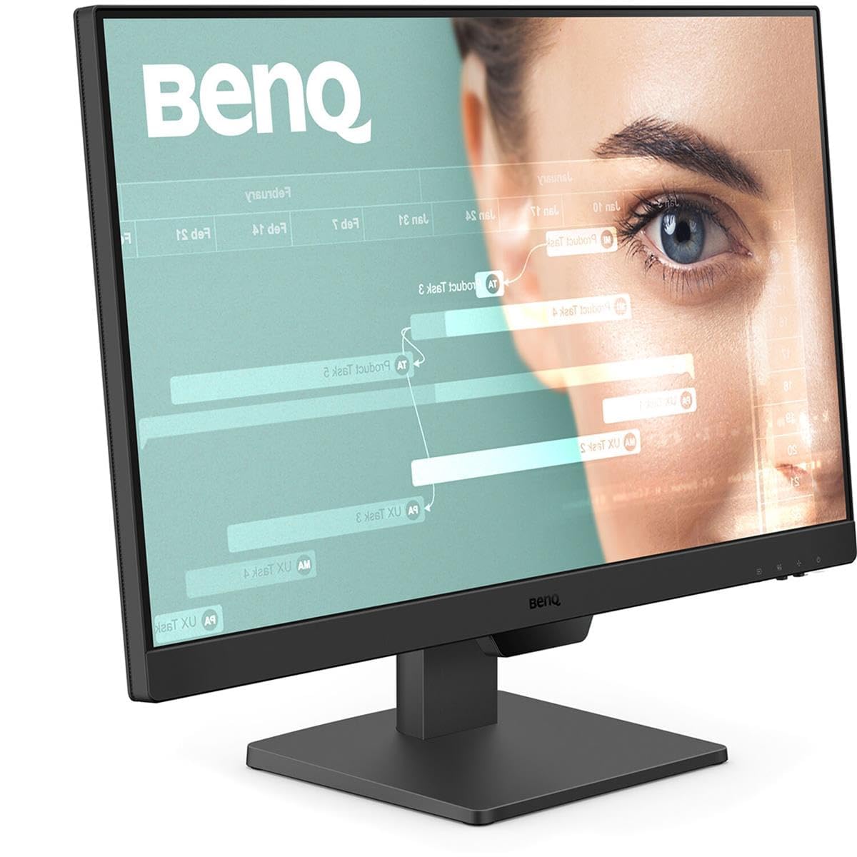 BenQ GW2490 100Hz Gaming Computer Monitor 24" FHD 1920x1080p | IPS | Eye-Care Tech | Low Blue Light | Anti-Glare | Adaptive Brightness | Built-in Speakers | DisplayPort | HDMI x 2