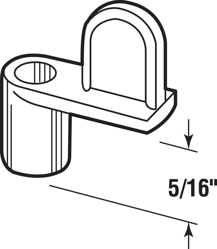 Prime-Line L 5763 5/16 In. Diecast Window Screen Clips (8 Pack)