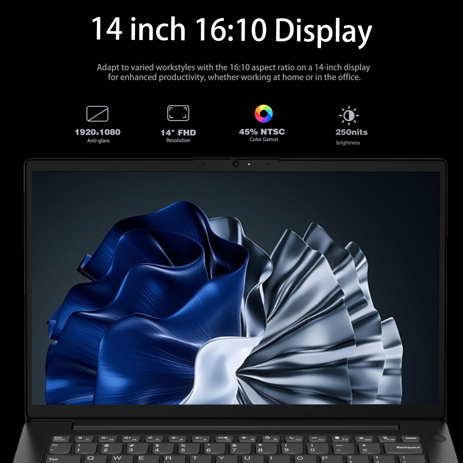 Lenovo V14 Gen 4 Business Laptop, 14" FHD Anti-Glare, Intel 10-Core i7-1355U, 24GB RAM, 1TB SSD, Webcam with Privacy Shutter, Wi-Fi 6, HDMI, Windows 11 Pro, Black, Bundle with Wireless Mouse