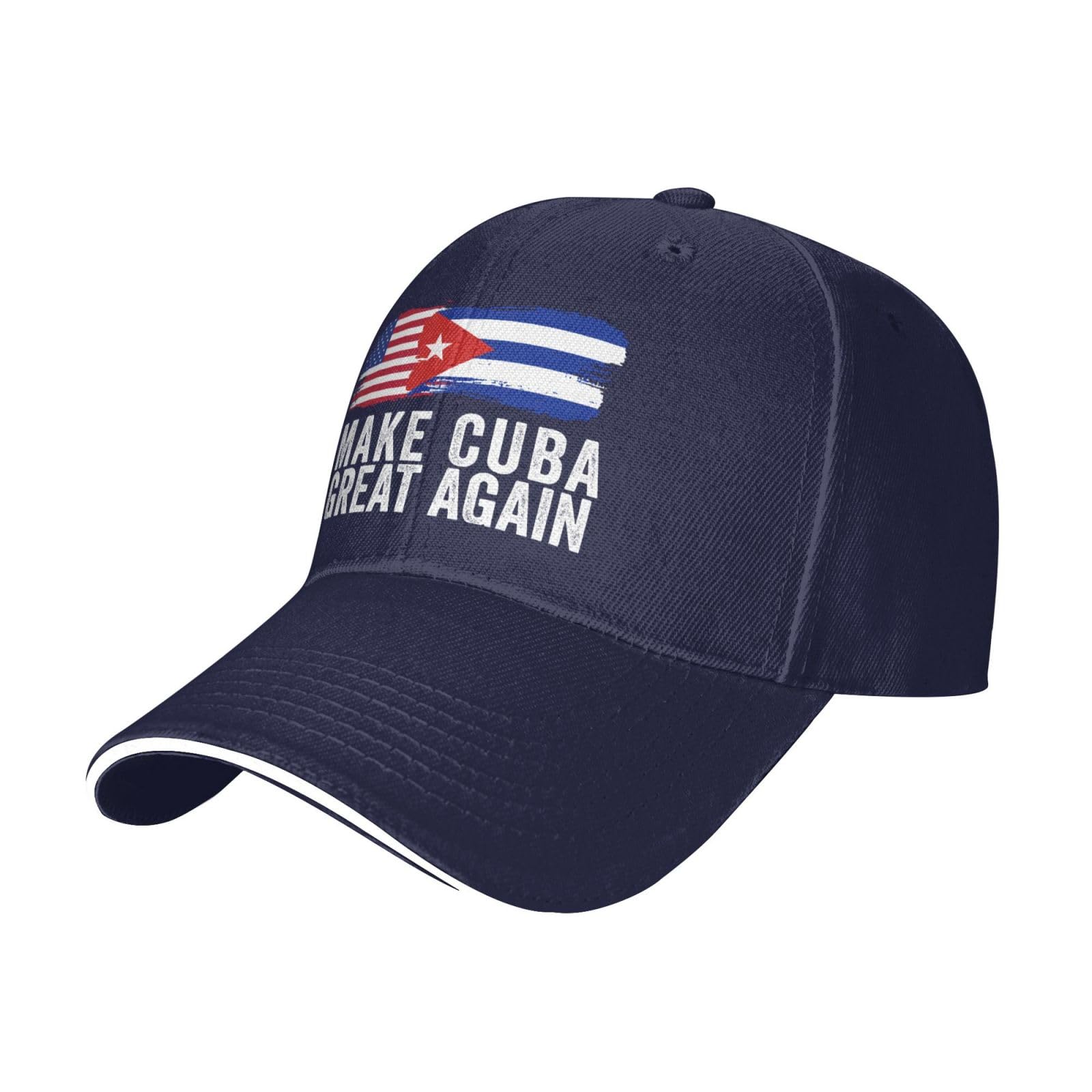 bamgen Make Cuba Great Again hat Cuban Flag Baseball Cap Navy