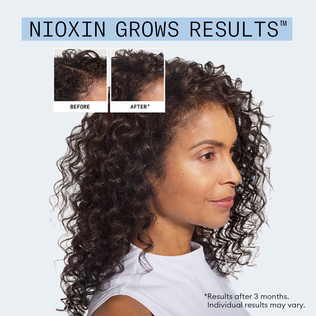 Nioxin Hair Fall Defense Kit | The Power of Two: Shampoo for Hair Fall 8.1 Fl Oz & Intensive Daily Leave-In Treatment for Thinning 2.3 Fl Oz