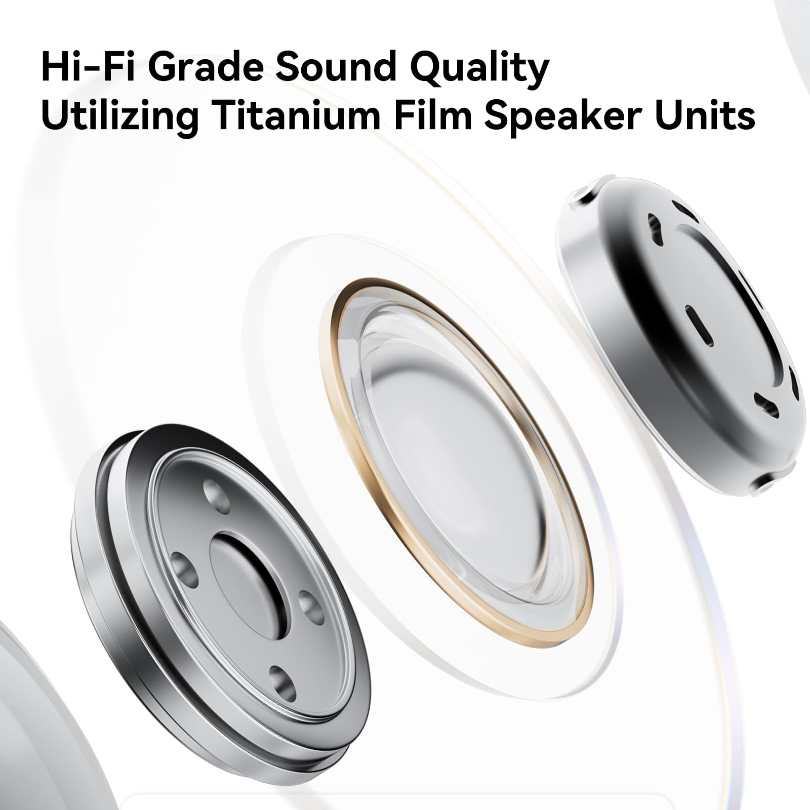 REMCCI Multifunctional App Control Wireless Earbuds, Ultra Long Playtime, LED Power Display,Fast Charging, Headphones Bluetooth 5.3,Dual Microphone AI Noise Reduction