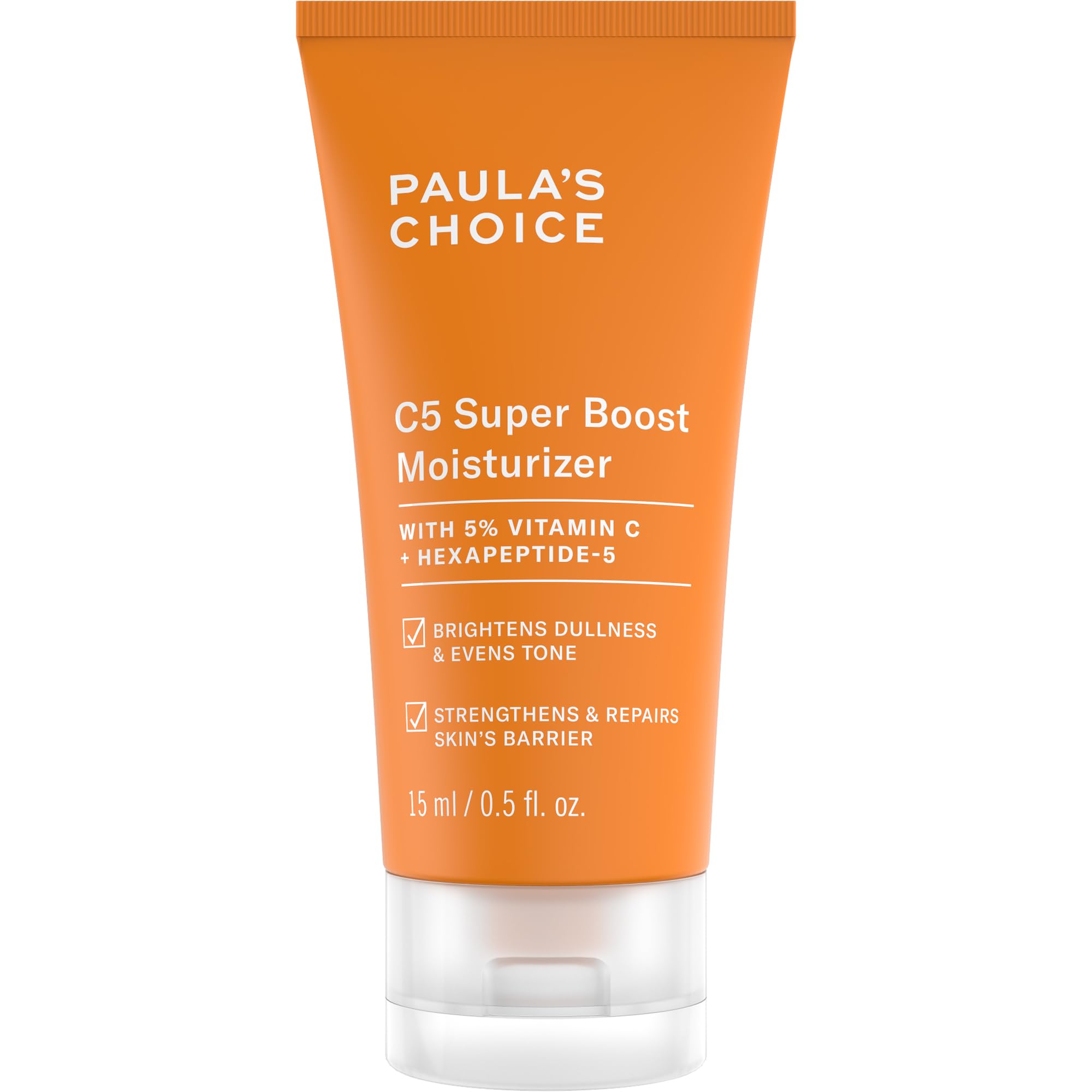 Paula's Choice C5 Super Boost Moisturizer with 5% Vitamin C & Squalane, Daily Face Lotion for Discoloration, Uneven Tone, Fine Lines & Acne-Prone Skin, Fragrance-Free & Paraben-Free