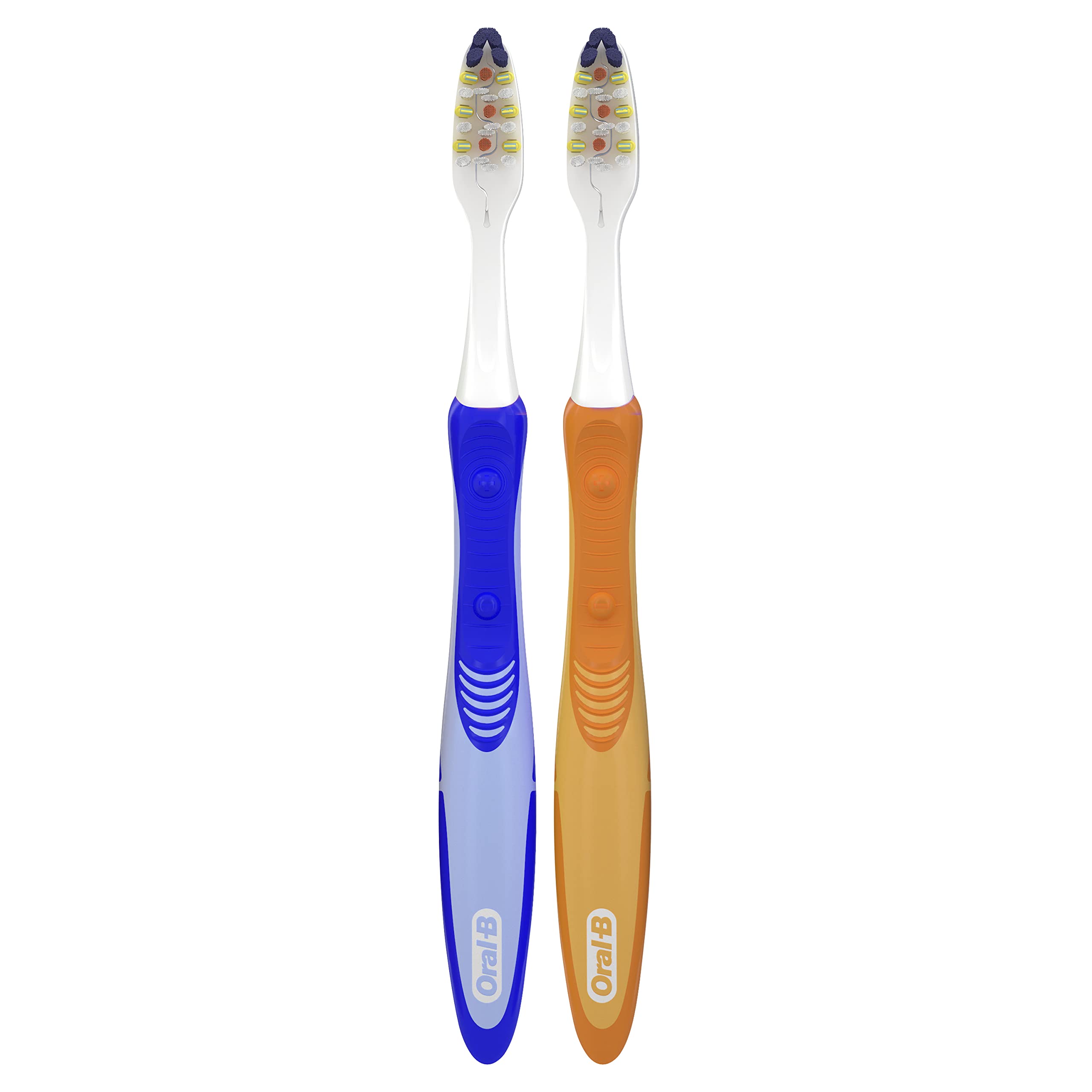 Oral-B Pulsar Expert Clean Battery Toothbrush, Medium, Tooth Brush Pack of 2, (Packaging may vary), Oral Care