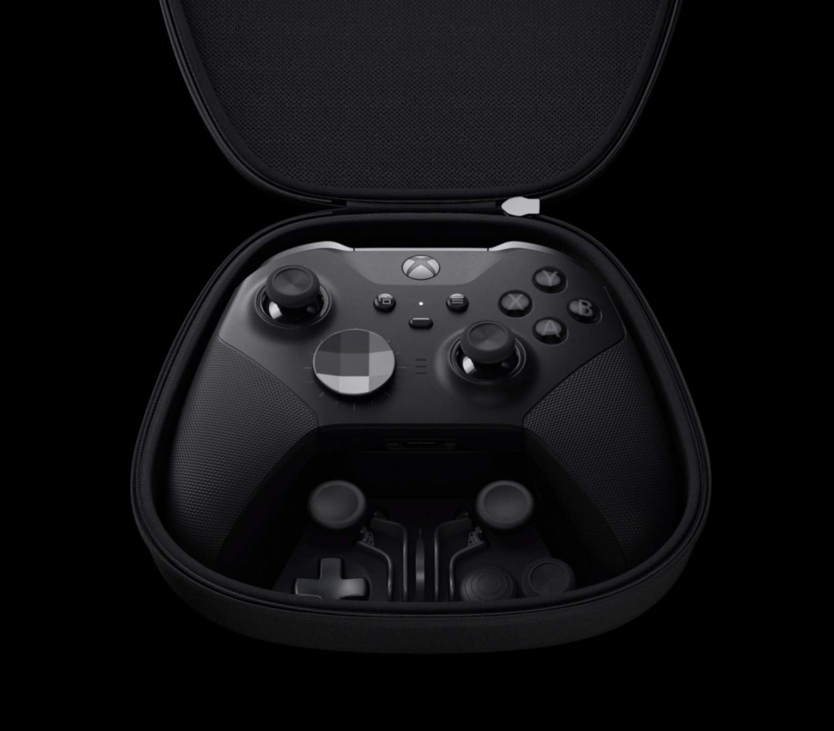 7 Watts Elite Series 2 Controller Modded - Custom Pro Rapid Fire Mod - for Xbox One Series X S Wireless & Wired PC Gaming - Red LED Lights