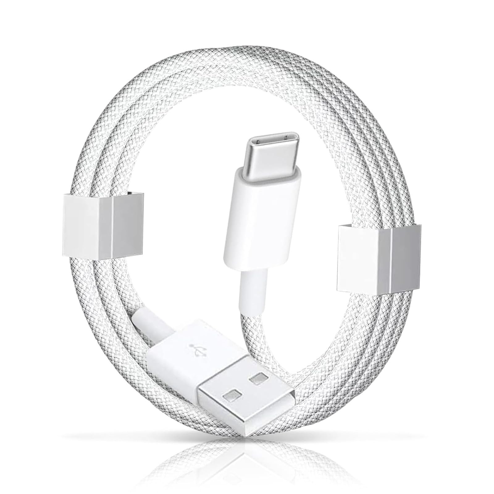 FTUINL Woven Car Carplay Cable for iPhone 16 15 USB A to USB Type C Charging Cable iPhone 16 15 Plus/Pro/Pro Max, New Airpod 4 4th, AirPod Max 2024 Pro 2 2nd Earbuds Charger 3ft