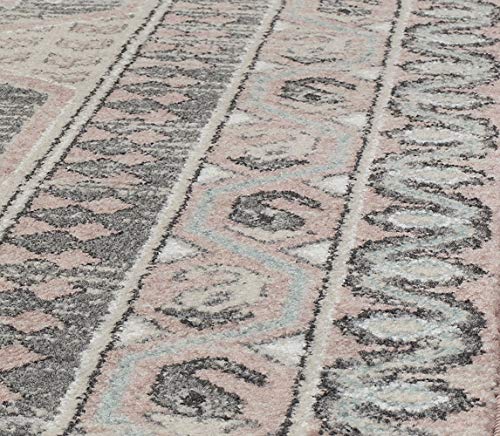 Rugs America Harper HRYA2 Vintage Transitional Area Rug (5'0"X7'0", Heath)