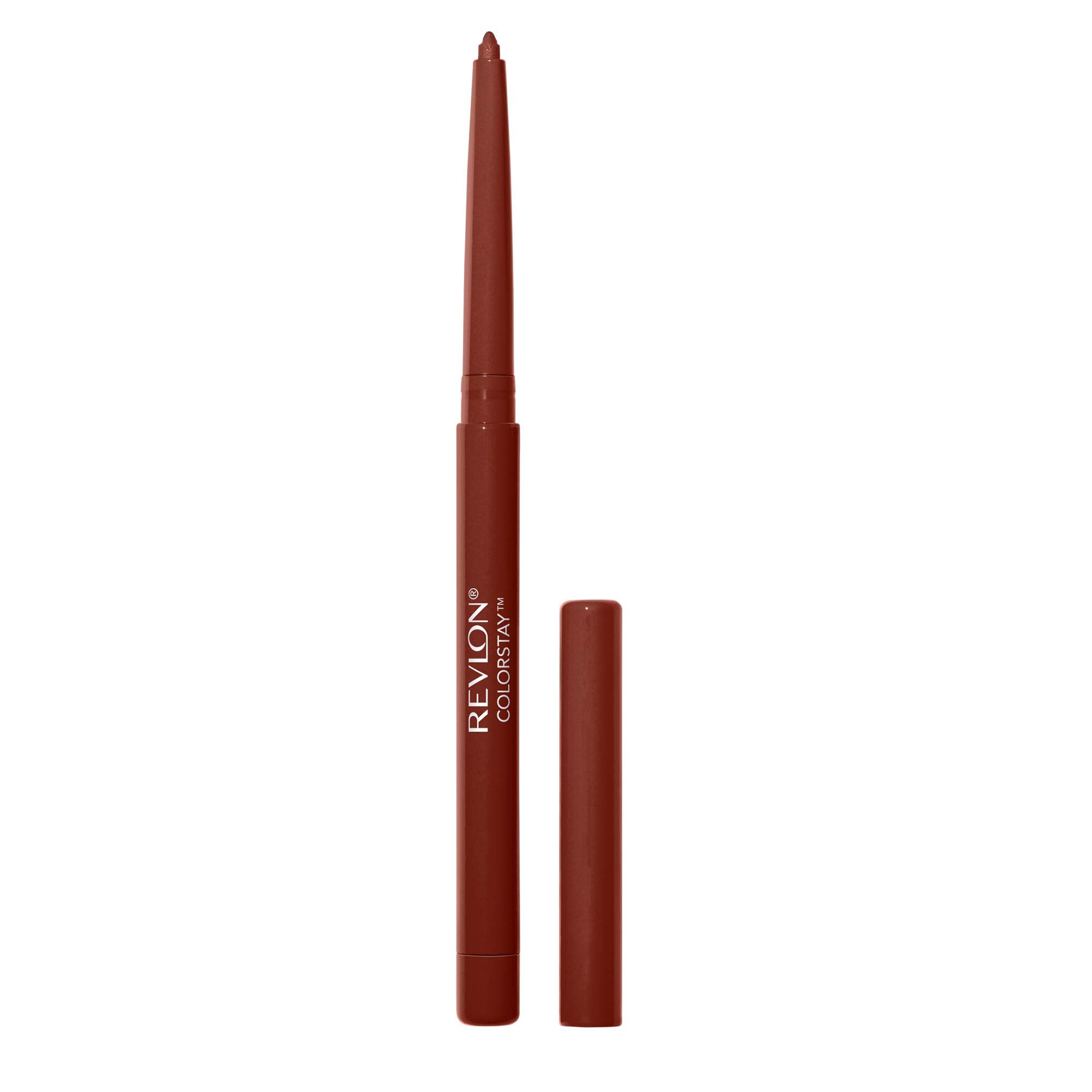 Revlon ColorStay Lip Liner, Lip Makeup Stocking Stuffers for Women, With Built-In Sharpener, Longwear Rich Lip Colors, 640 Raisin, 0.01 oz