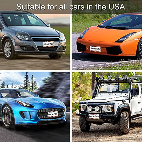 License Plate Frame Silver License Plate Frame Licence Plate Covers Car Accessories License Plate Holder