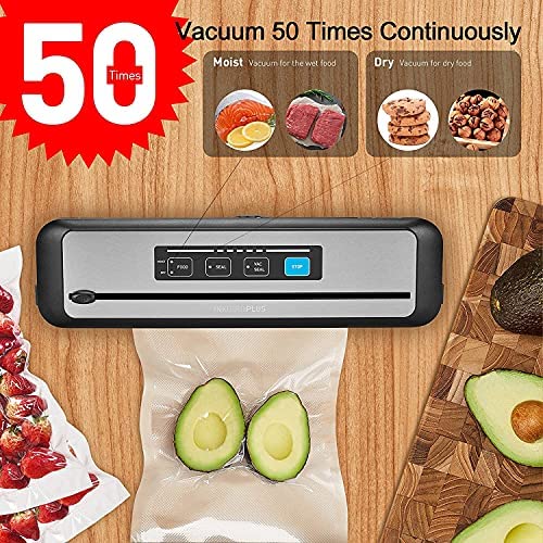 INKBIRD WIFI Sous Vide Cooker ISV-100W and Vacuum Sealer Machine | 1000W Sous-Vide Cooker Immersion Circulator with 14 Preset Recipes on APP and Thermal Immersion, Fast-Heating with Timer