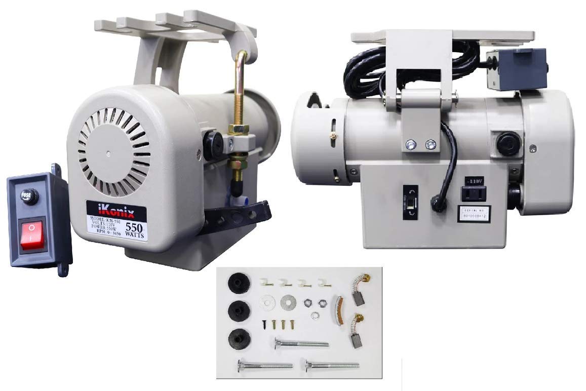 Juki DNU-1541S Industrial Sewing w/Safety Mechanism DNU 1541 Walking Foot Needle Feed,servo Motor,Table,lamp. DIY.
