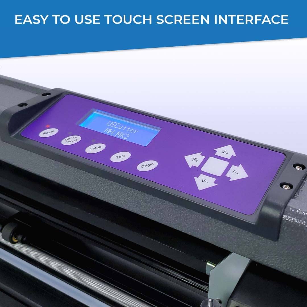 Bundle USCutter MH871 Vinyl Cutter - Sign Making Kit w/Design + Cut Software, Supplies, Tools