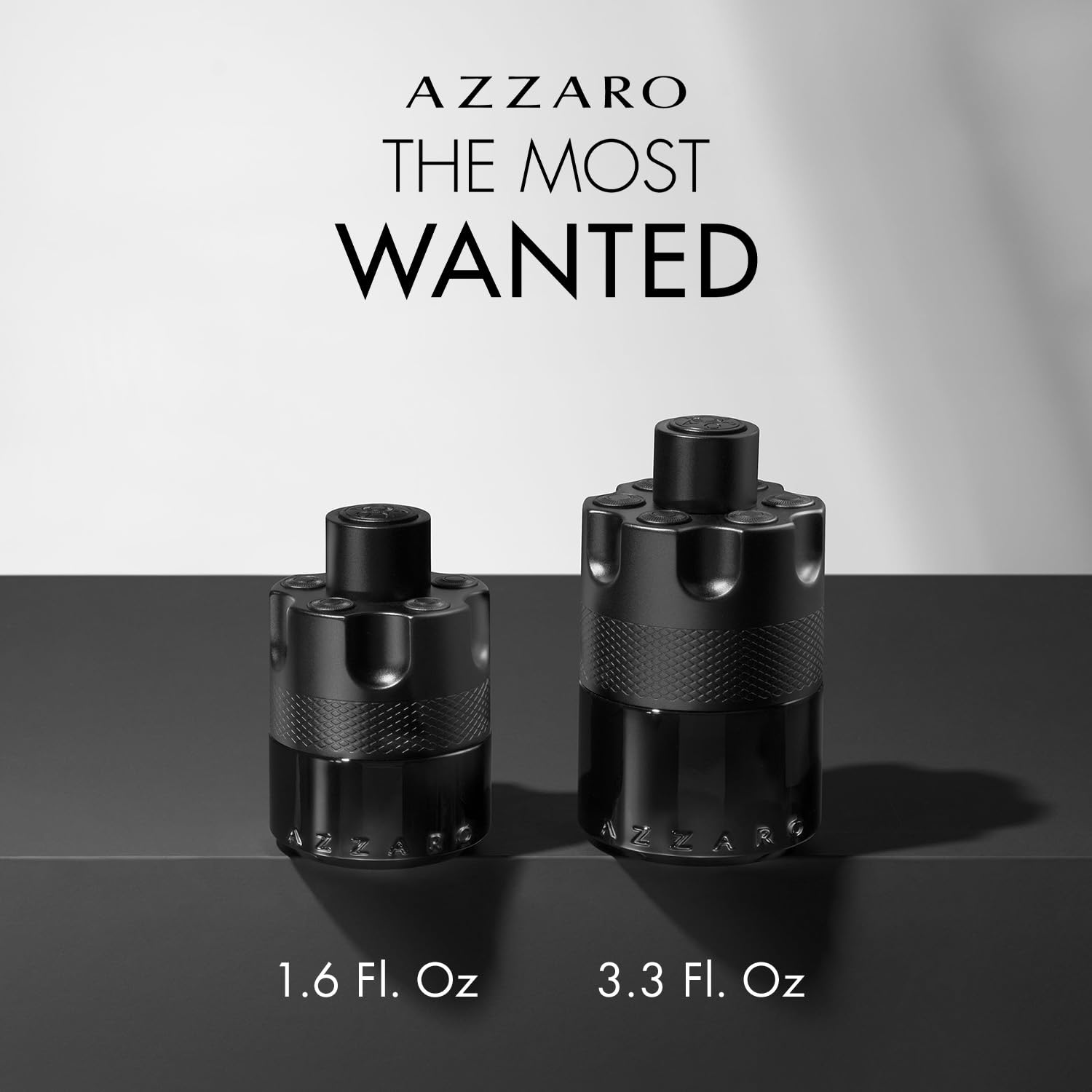 Azzaro The Most Wanted Eau de Parfum Intense - Woody & Seductive Mens Cologne - Fougère, Ambery & Spicy Fragrance for Date Night - Lasting Wear - Luxury Perfumes for Men - Full Size, 3.3 Fl. Oz