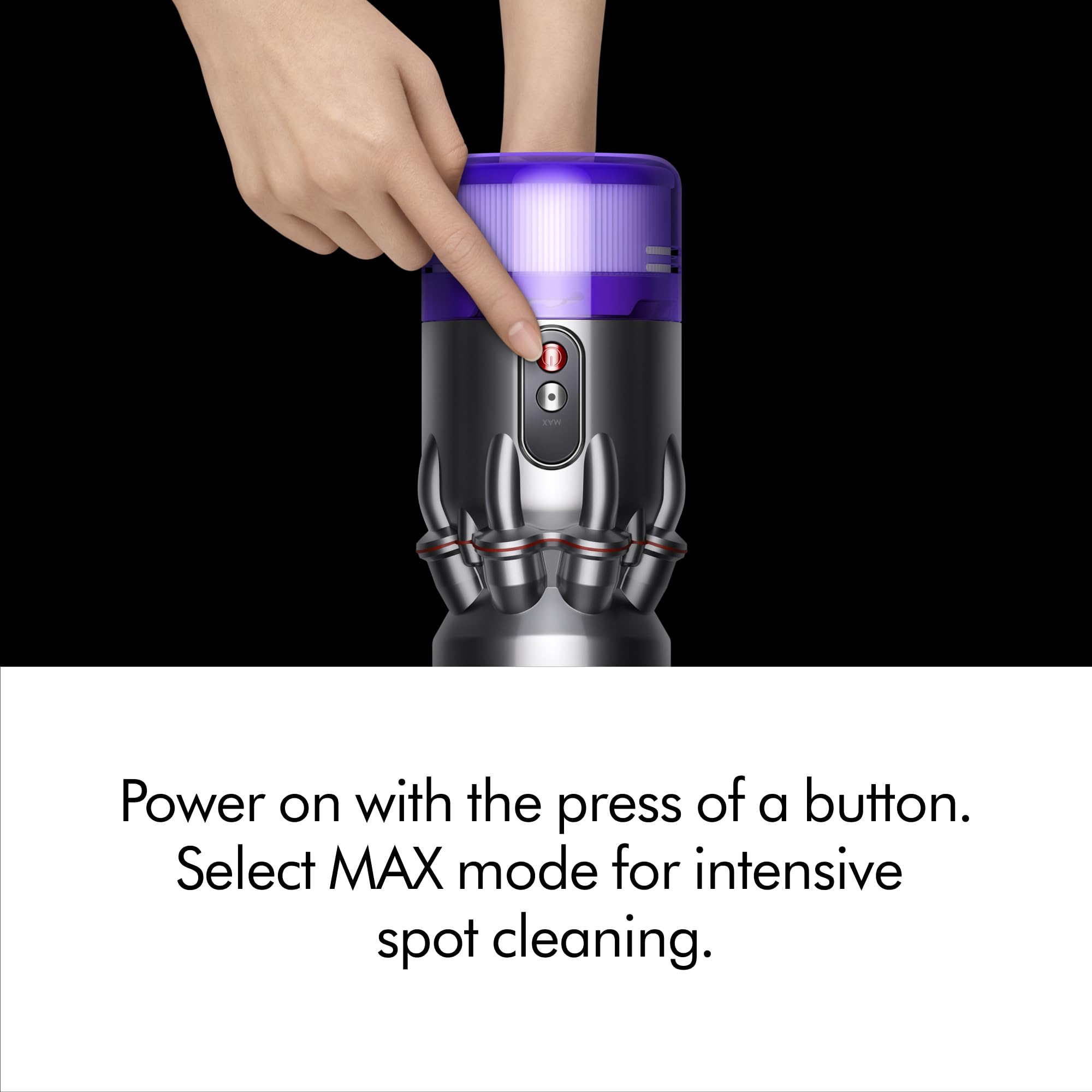 Dyson Humdinger Handheld Vacuum Cleaner, Silver, Small