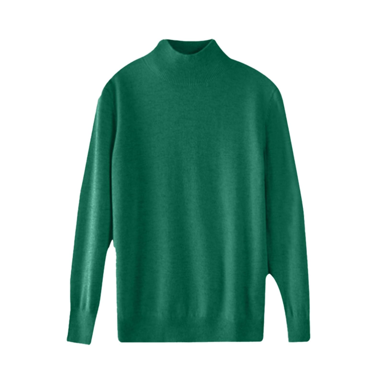 Droeadgor My+Orders+delivery Amazon+haul+Items+Clearance Amazon+Basics+Sweater Sale+Items My+Account All+Amazon Cashmere Sweaters for Women Green-1 L