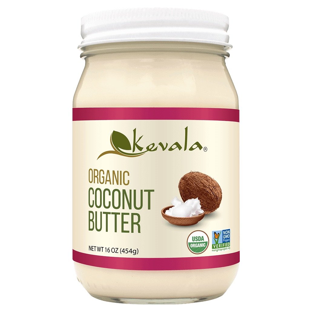 Kevala Organic Coconut Butter – 16 oz – 454g – Coconut Butter Organic Raw – Coconut Butter for Eating - Raw Coconut Butter – Cooking – Coconut Butter Organic