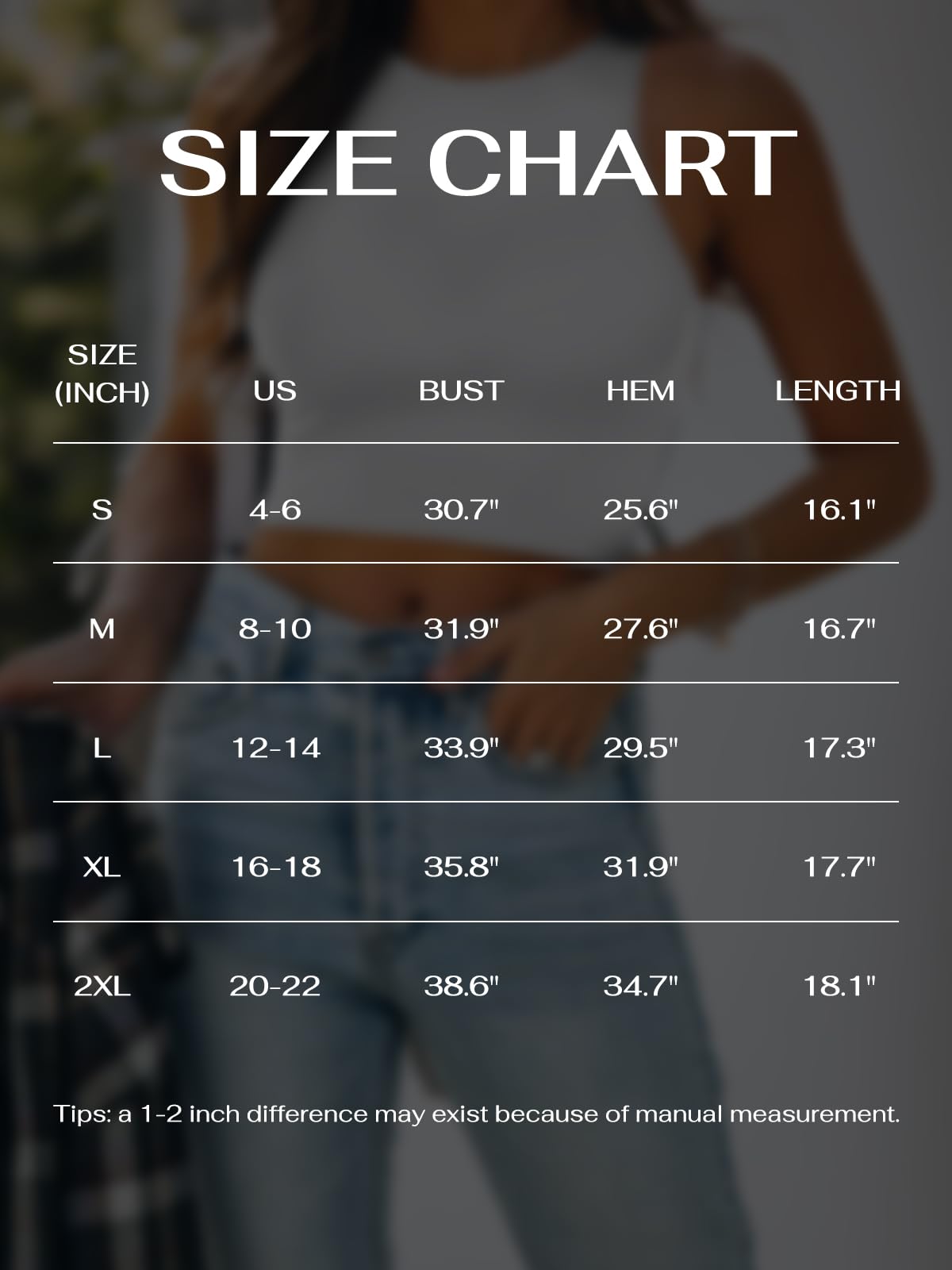 REORIA Women's Sexy Sleeveless High Neck Racerback Cropped Tank Tops Cute Teen Girls Halter Neck Crop Tops Vest White Large