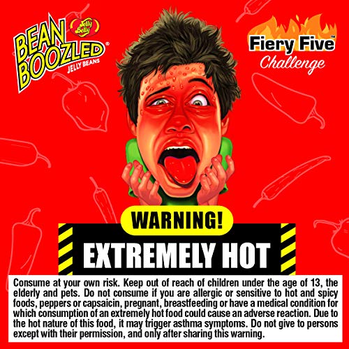 Jelly Belly BeanBoozled Fiery Five Bag - 1.9 oz - Genuine, Official, Straight from the Source