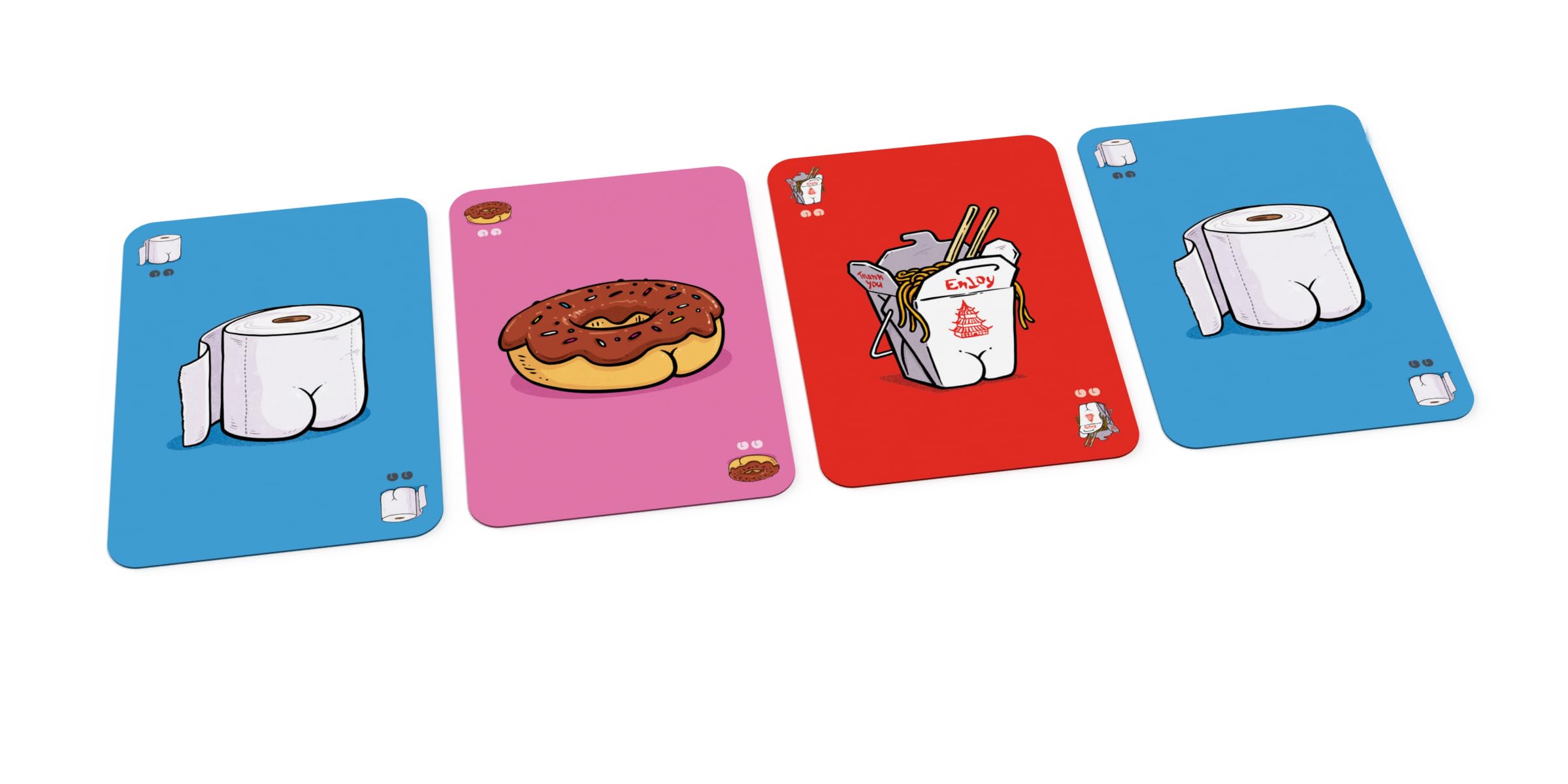 Gamewright - Butts On Things - The Cheek to Cheek Card Game - for Kids Ages 8 and Up - Perfect for Family Game Night!