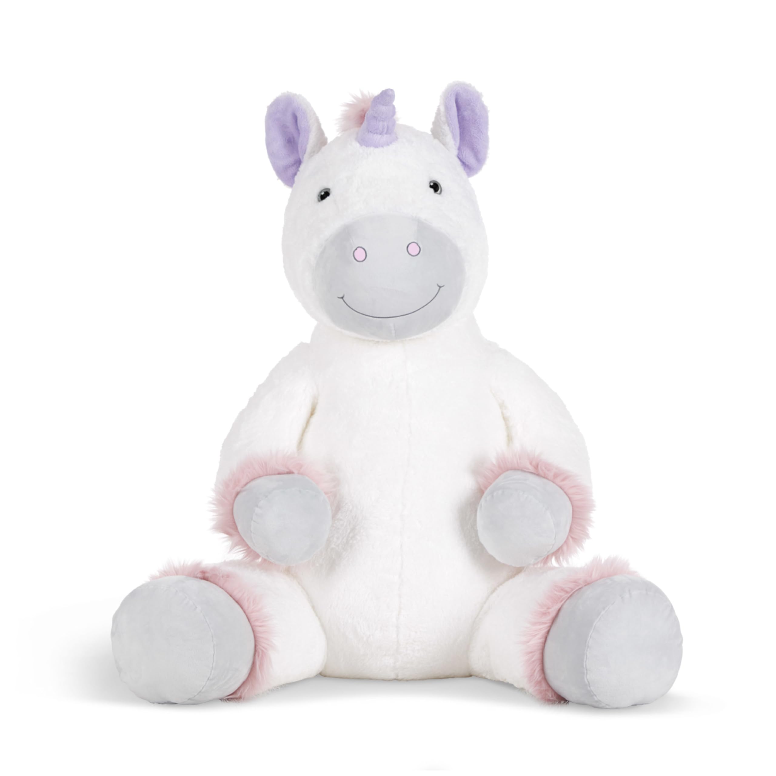 Melissa & Doug Gentle Jumbos Unicorn Giant Stuffed Plush Animal (Sits Nearly 3 Feet Tall) ,36 inches