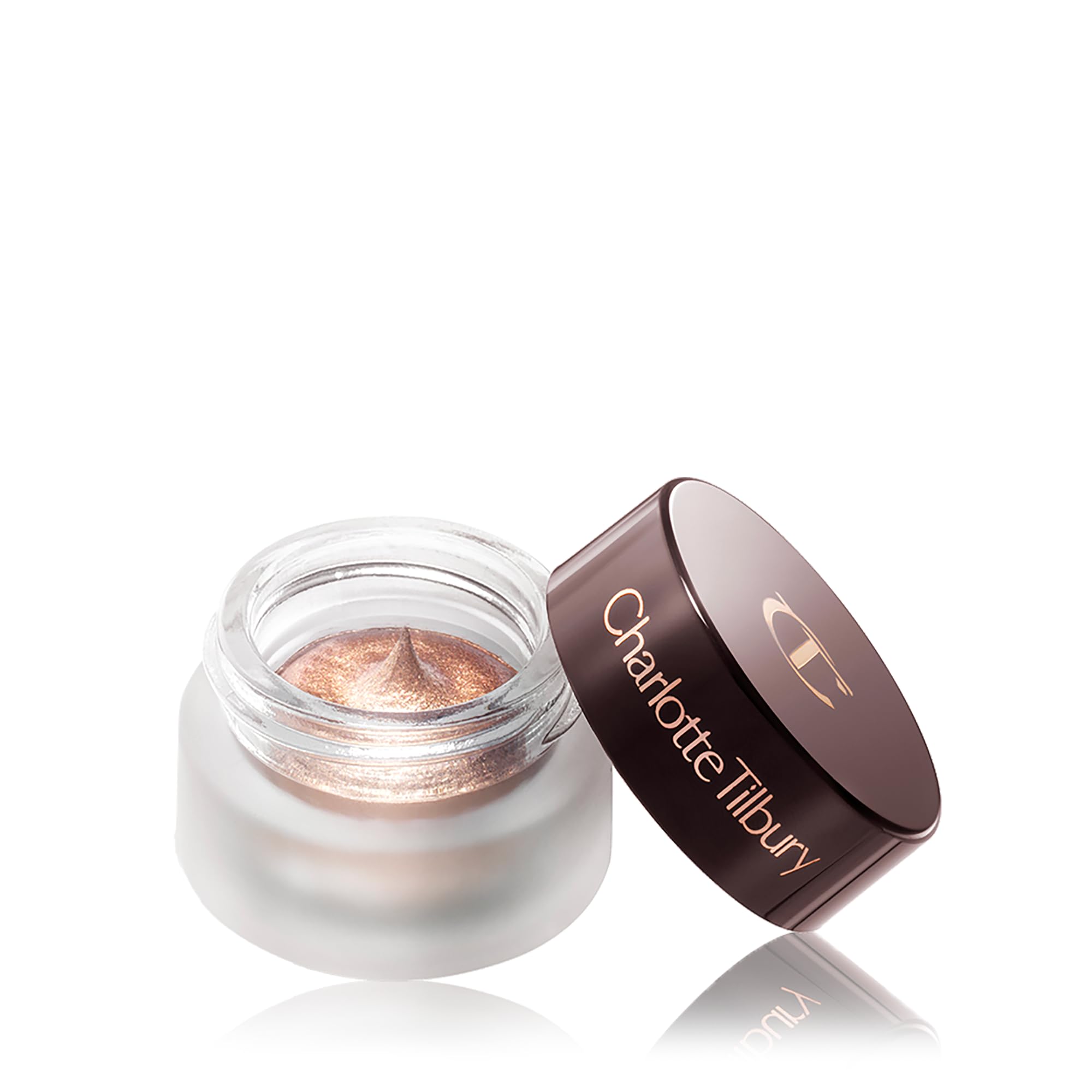 Charlotte Tilbury Eyes to Mesmerize Cream Eyeshadow - Long-Lasting Single Eyeshadow - Water-Infused Metallic Formula with Vitamin E for Crease-Resistant Wear - Champagne (Jean)