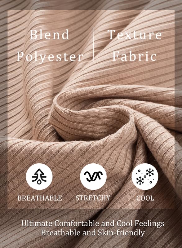 SHEWIN Womens Summer Tops 2025 Puff Sleeve Blouses Shirt Crewneck Top 2025 Trendy Oversized Tshirts for Women,(US 18-20) 2XL,Purple