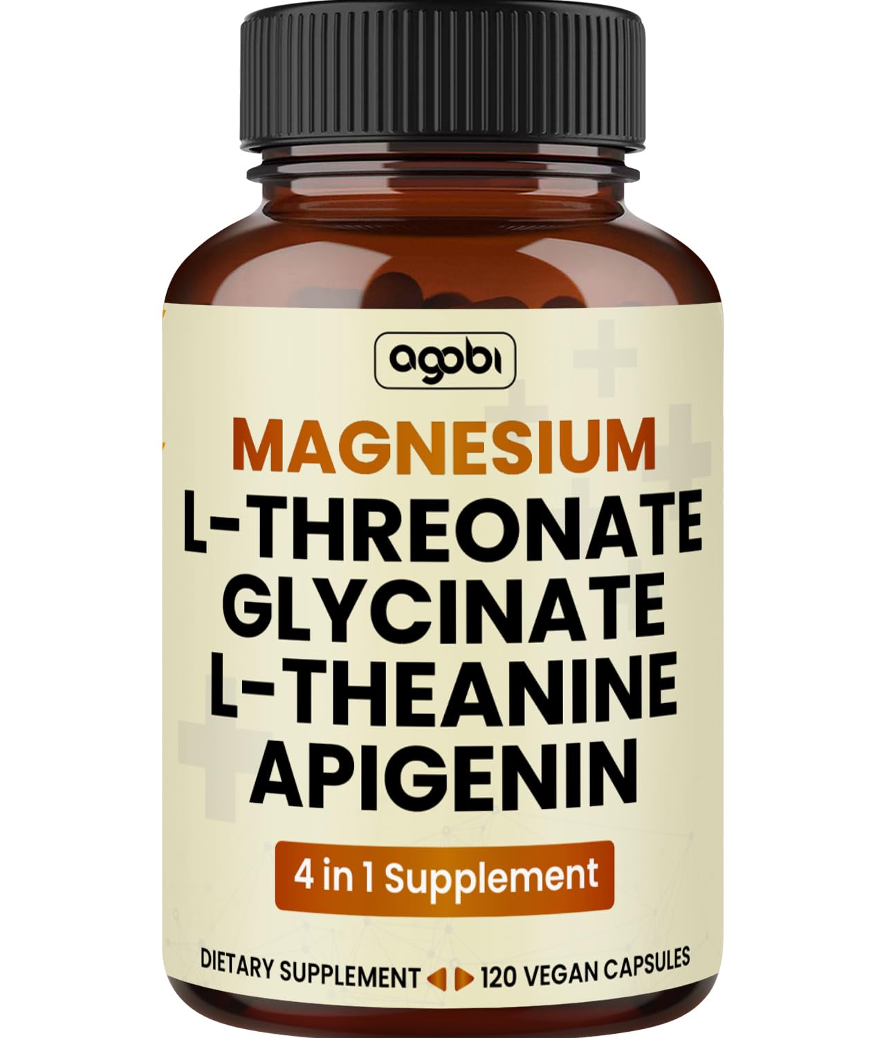 1500mg Magnesium L-Threonate Capsules - Extra Concentrated Formula Support - 120 Pills - Gluten-Free, Non-GMO