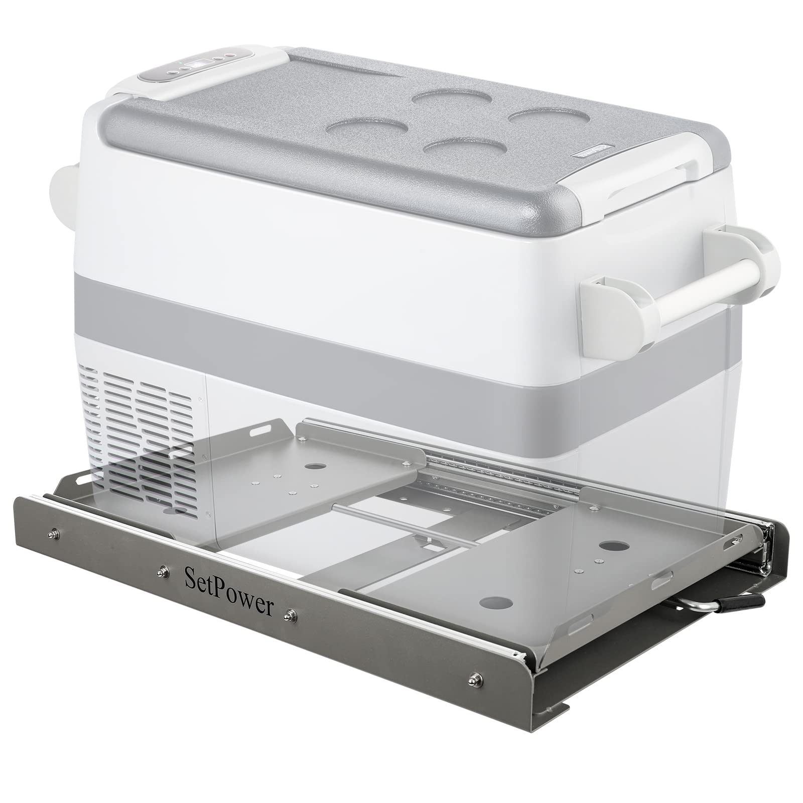 Setpower Slide Mount for AJ Series Portable Refrigerator Freezer, Designed AJ30, AJ40, AJ50