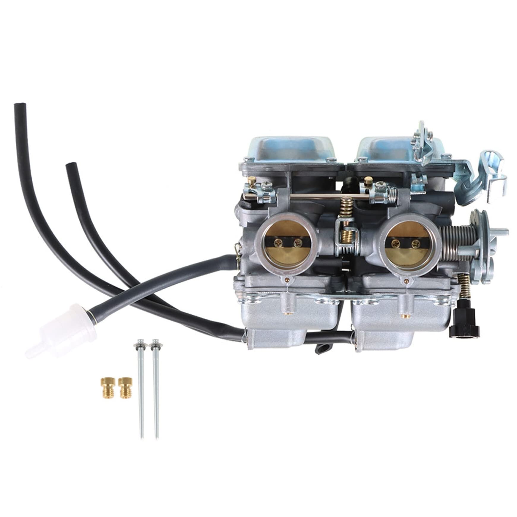 Silscvtt Carburetor Dual ASSY Set Chamber Replacement for Honda 250 CMX250C 1985-2014 CA250 1996-2010 CA CMX 250 C Motorcycle Carb